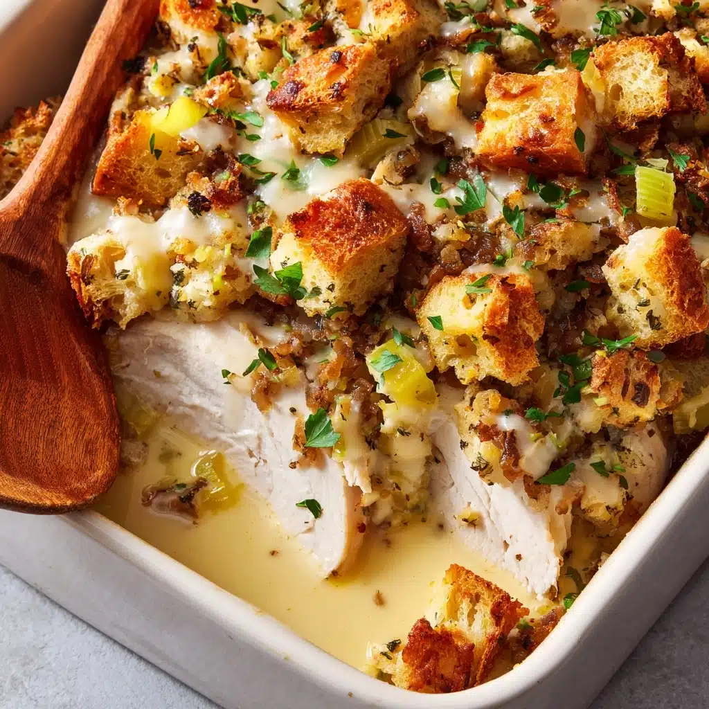 Easy Chicken Stuffing Bake Recipe