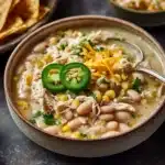 Creamy Crockpot White Chicken Chili Recipe