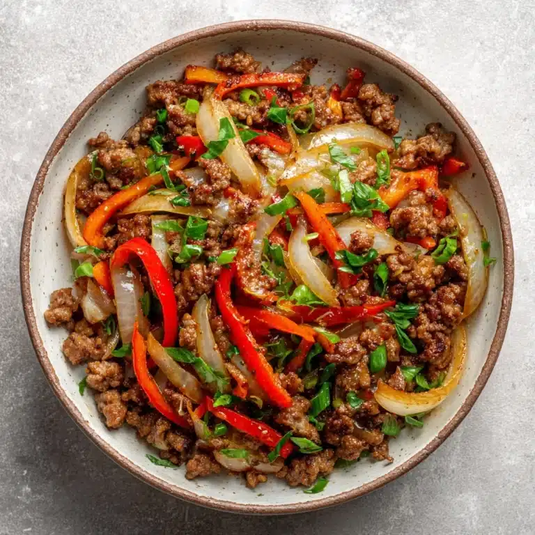 Cabbage and Ground Beef Skillet Recipe