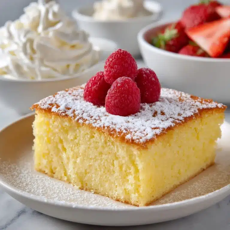Hot Milk Cake Recipe