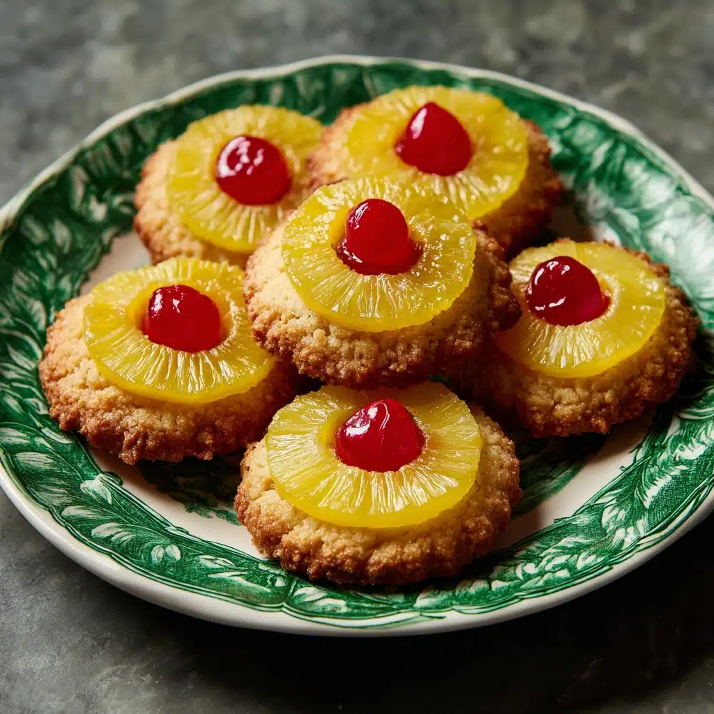Christmas Pineapple Upside-Down Sugar Cookies Recipe