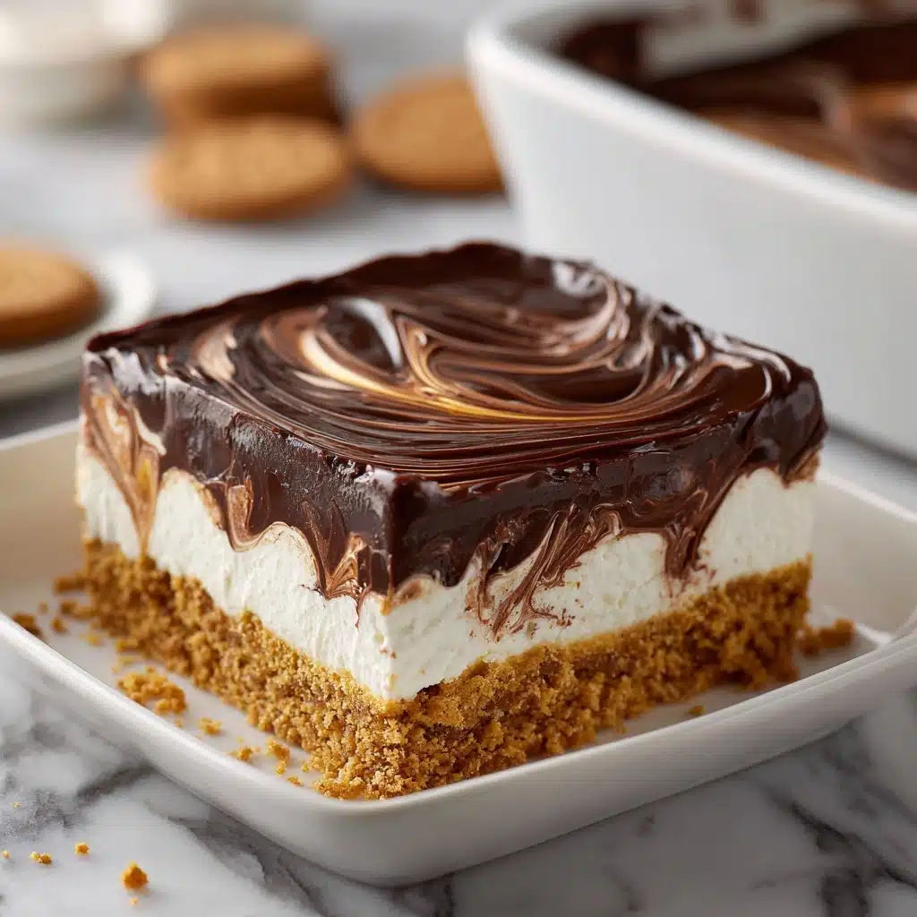 Eclair Cake with Chocolate Ganache Recipe - Recipe Image