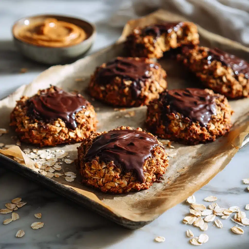 No-Bake Chocolate Peanut Butter Oatmeal Cookies Recipe - Recipe Image