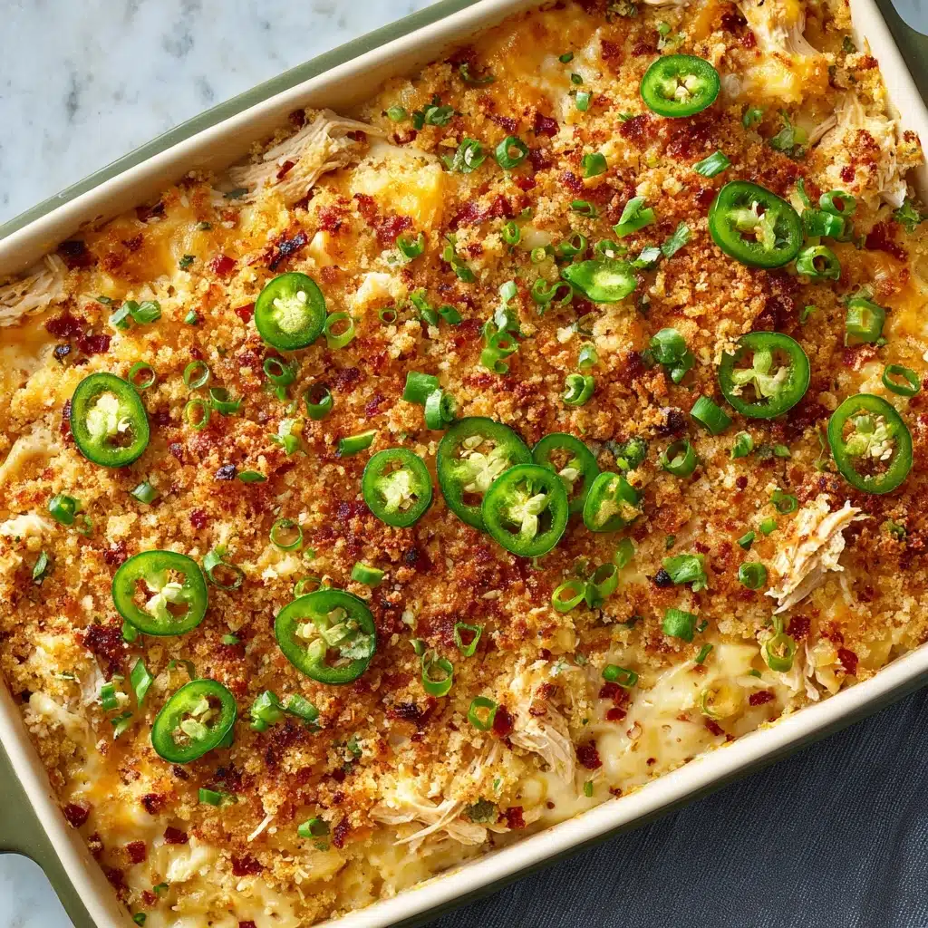 Jalapeño Buffalo Chicken Casserole Recipe - Recipe Image