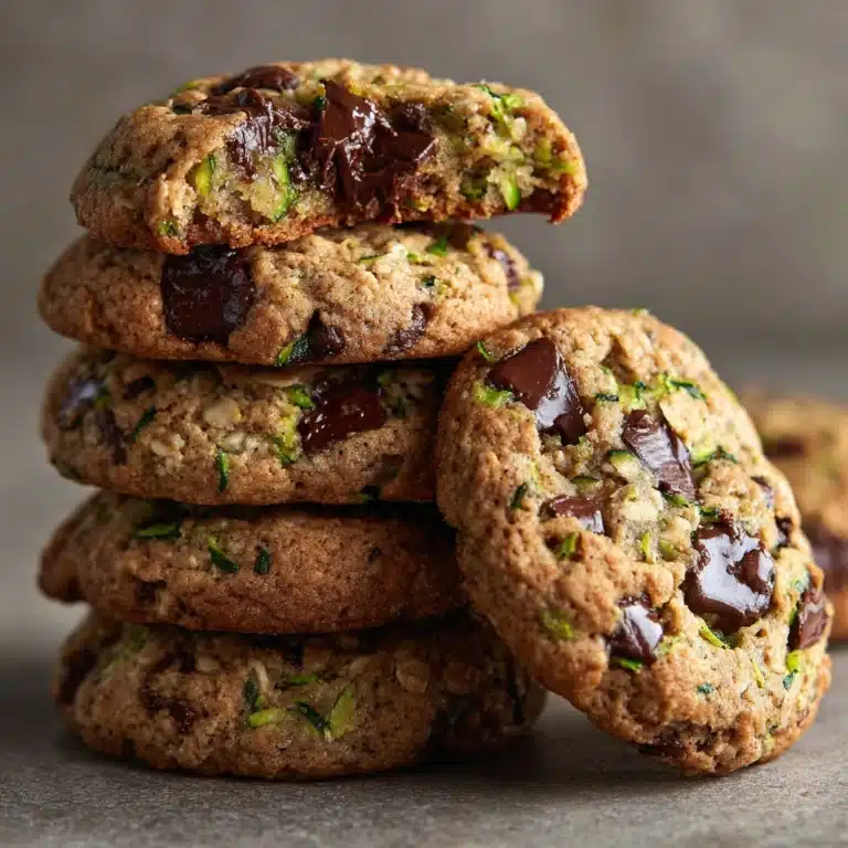 Zucchini Oat Chocolate Chip Cookies Recipe