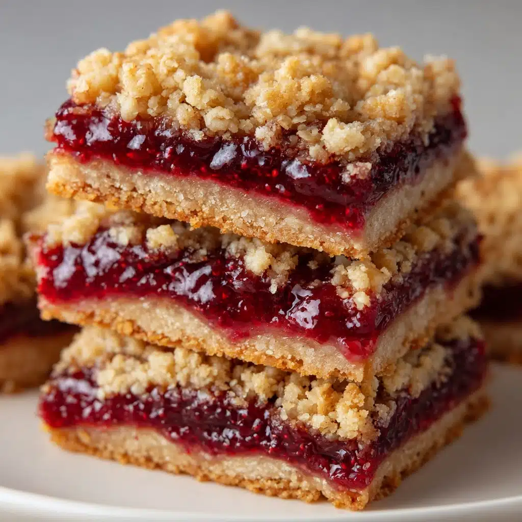 Strawberry Oatmeal Jam Bars Recipe