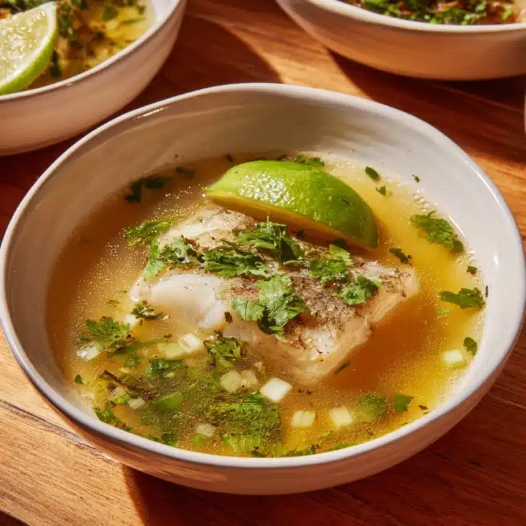 Coconut Lime Fish Soup Recipe
