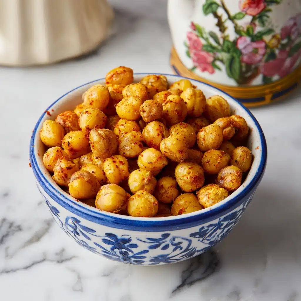 Crispy Curry Roasted Chickpeas for Delicious Healthy Snacks Recipe - Recipe Image