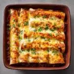Cheesy Beef & Bean Enchiladas Recipe