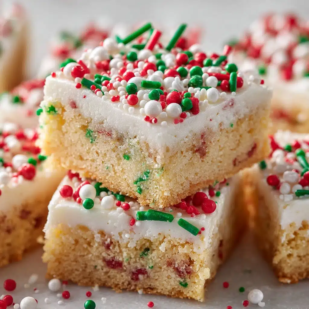 Christmas Sugar Cookie Bars Recipe