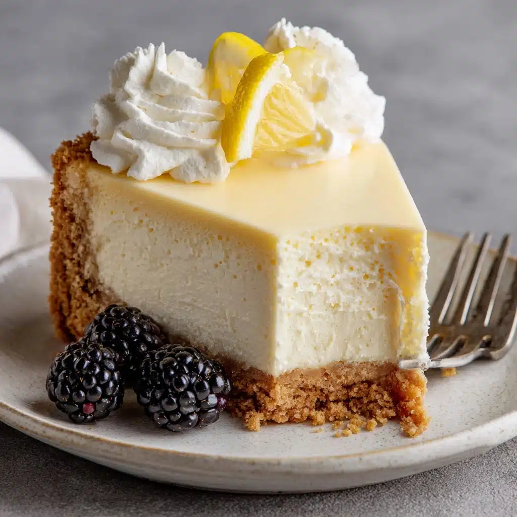 No-Bake Lemon Cheesecake Recipe - Recipe Image