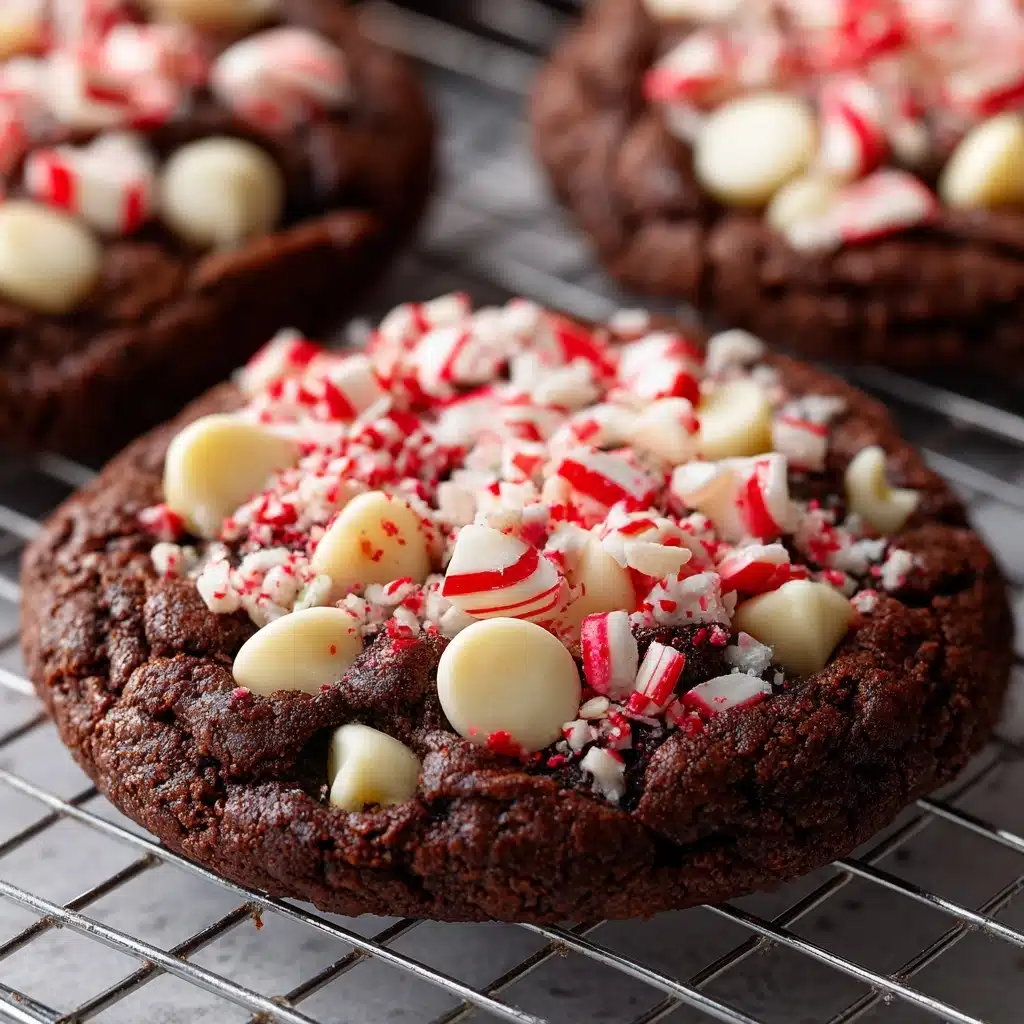 Peppermint Hot Chocolate Cookies Recipe - Recipe Image