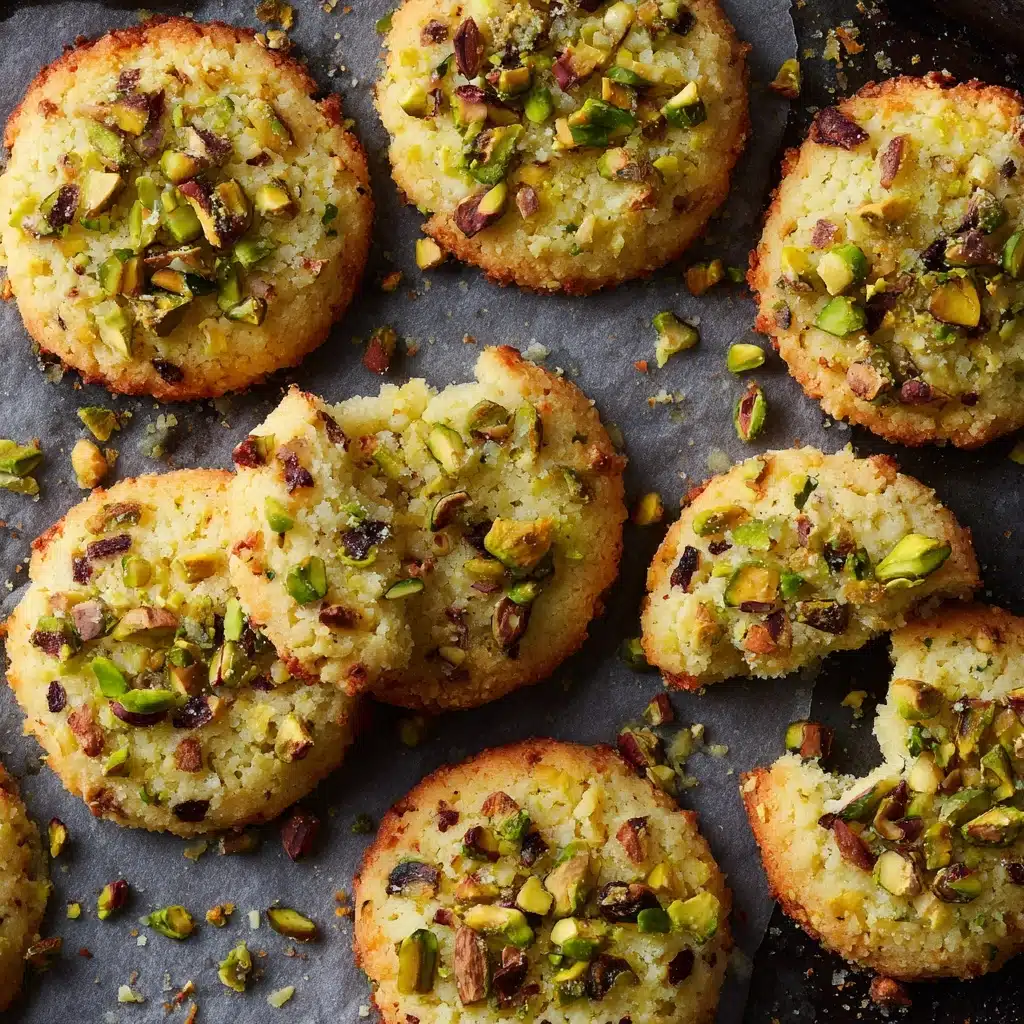 Pistachio Shortbread Cookies Recipe