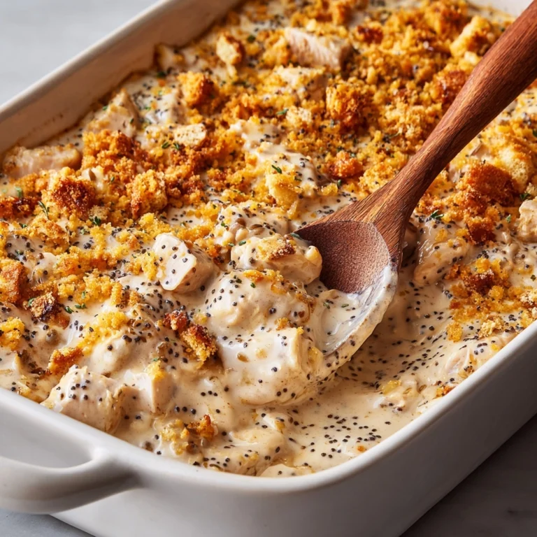 Poppy Seed Chicken Casserole Recipe