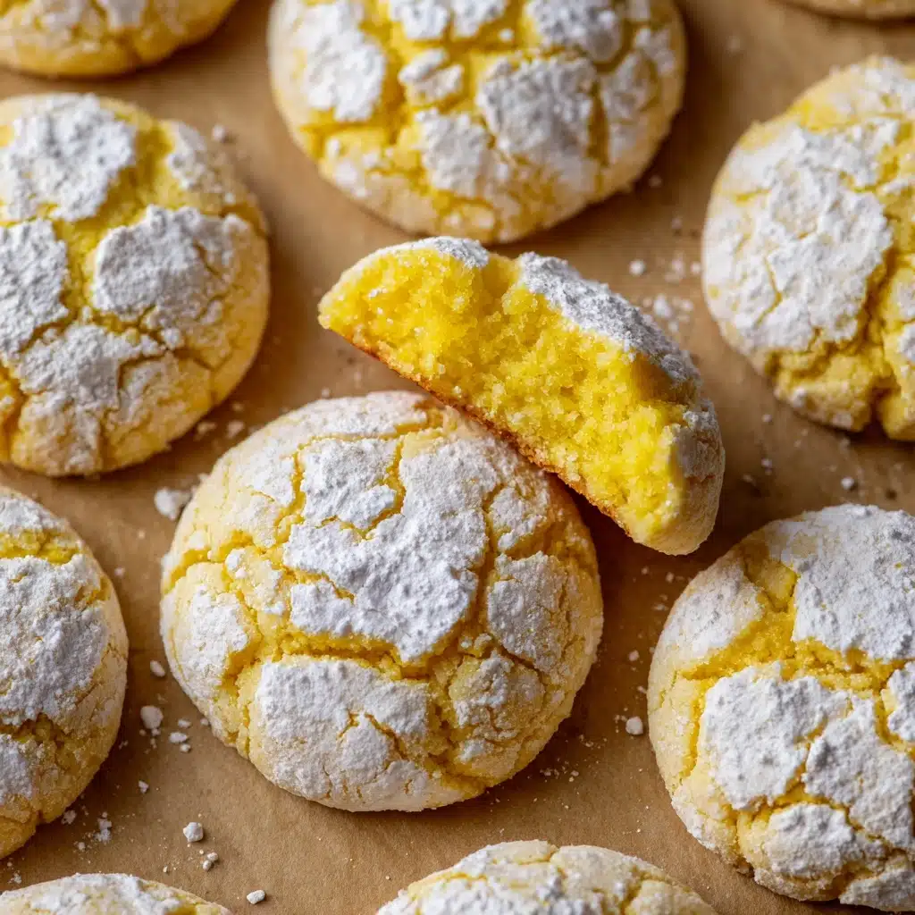 Lemon Crinkle Cookies Recipe - Recipe Image