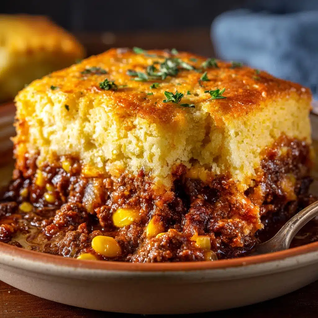 Easy Cowboy Cornbread Casserole Recipe - Recipe Image