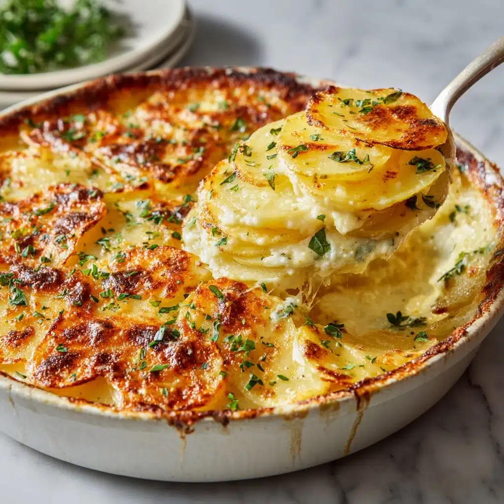 Cheesy Scalloped Potatoes Recipe - Recipe Image