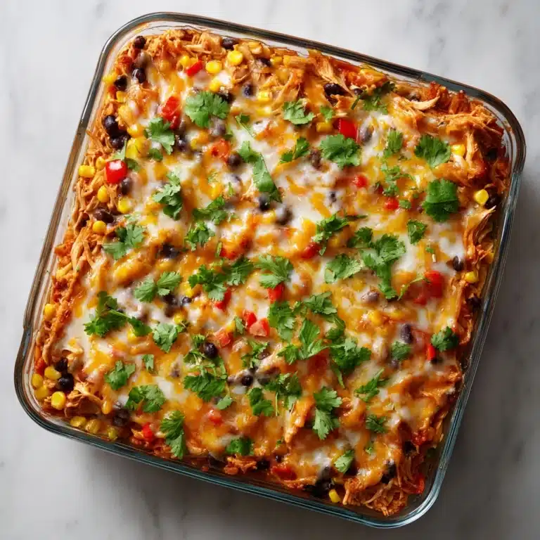 Easy Chicken Burrito Casserole Recipe