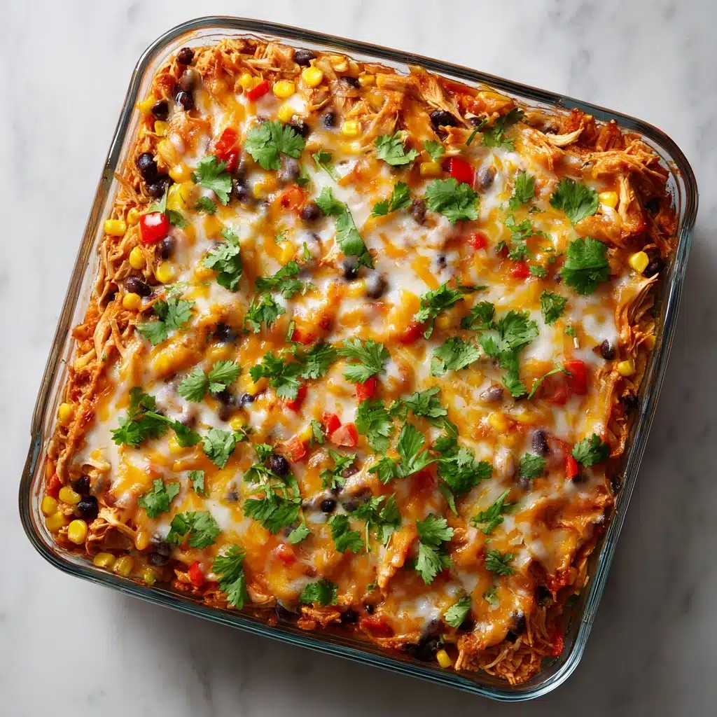 Easy Chicken Burrito Casserole Recipe