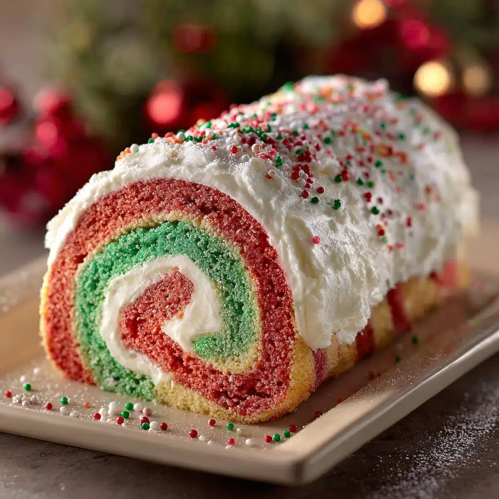 Christmas Cake Roll Recipe - Recipe Image
