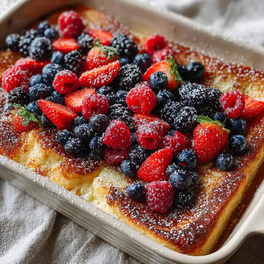 Berry French Toast Casserole Recipe - Recipe Image