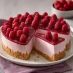Easy Baked Raspberry Cheesecake Recipe