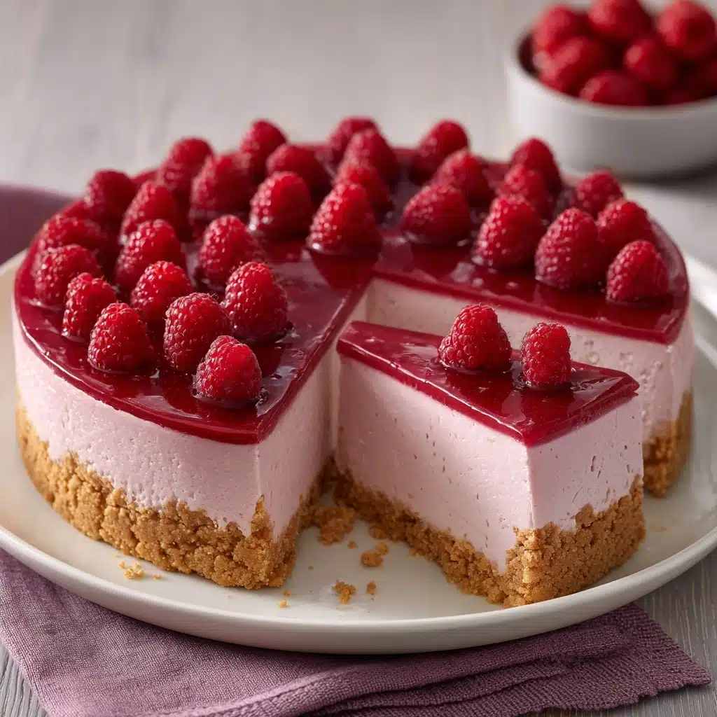 Easy Baked Raspberry Cheesecake Recipe