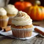 Pumpkin Cupcakes with Cinnamon Cream Cheese Frosting Recipe
