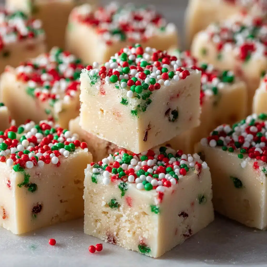 Christmas Shortbread Sugar Cookie Bites Recipe - Recipe Image