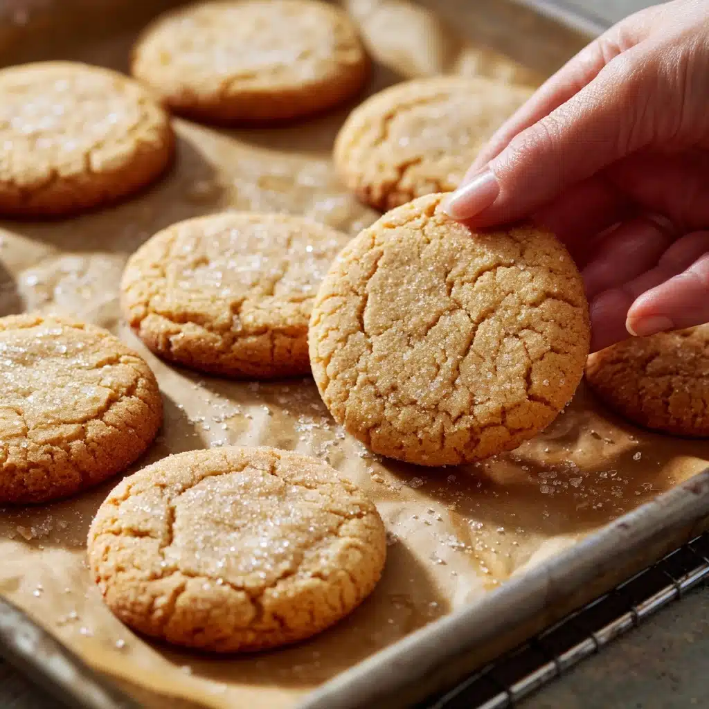 Vegan Peanut Butter Sugar Cookies Recipe - Recipe Image