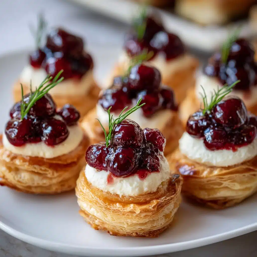 Cranberry Brie Bites Recipe - Recipe Image