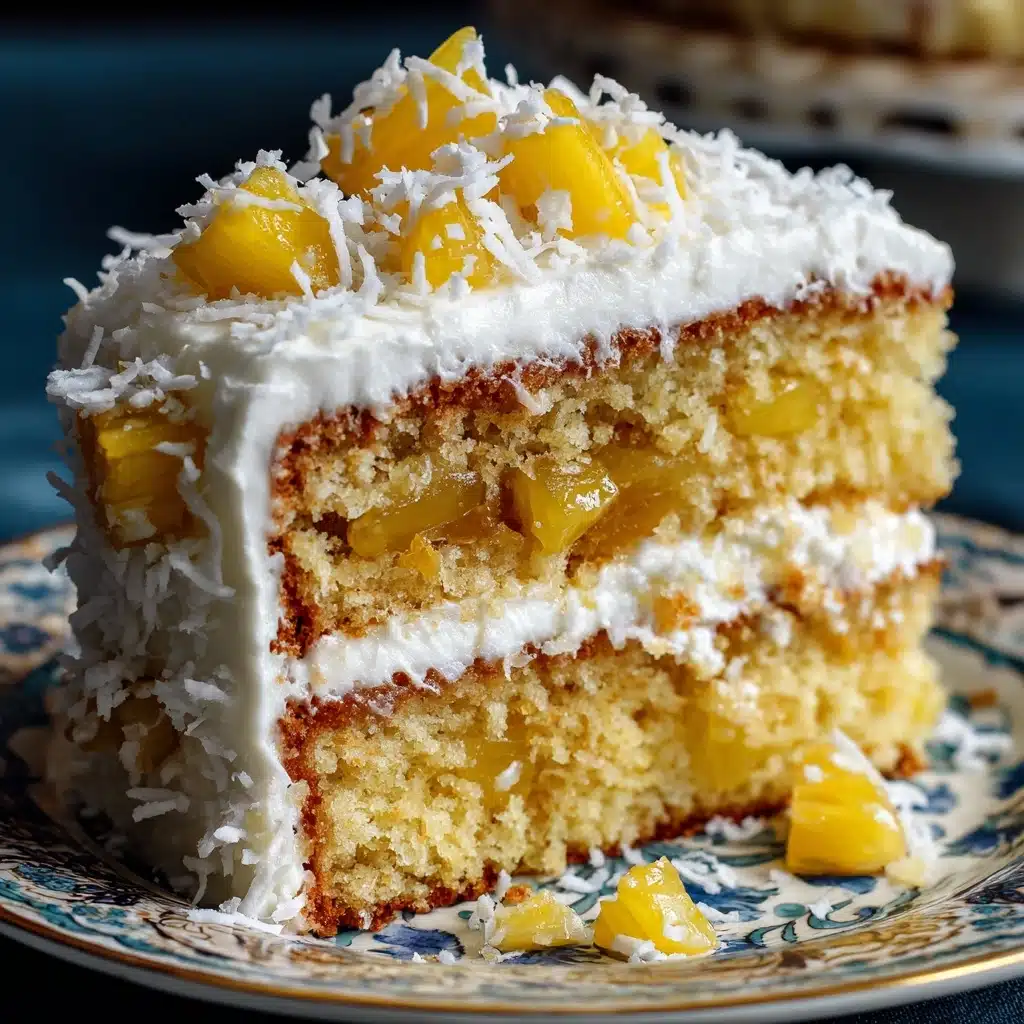 Pineapple and Coconut Dream Cake Recipe - Recipe Image