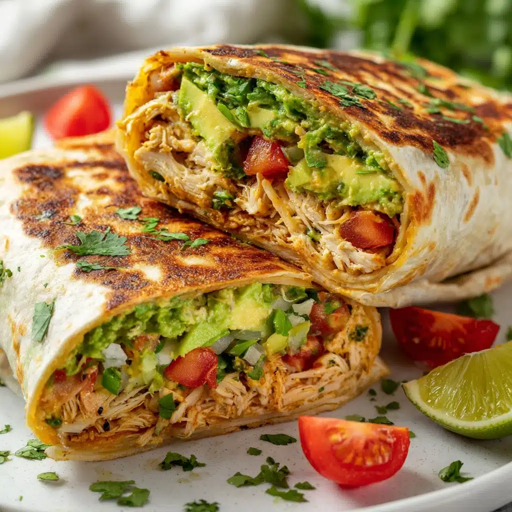 Chicken Avocado Ranch Burritos Recipe - Recipe Image