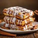 Churro Cinnamon Sugar French Toast with Cream Cheese Icing Recipe