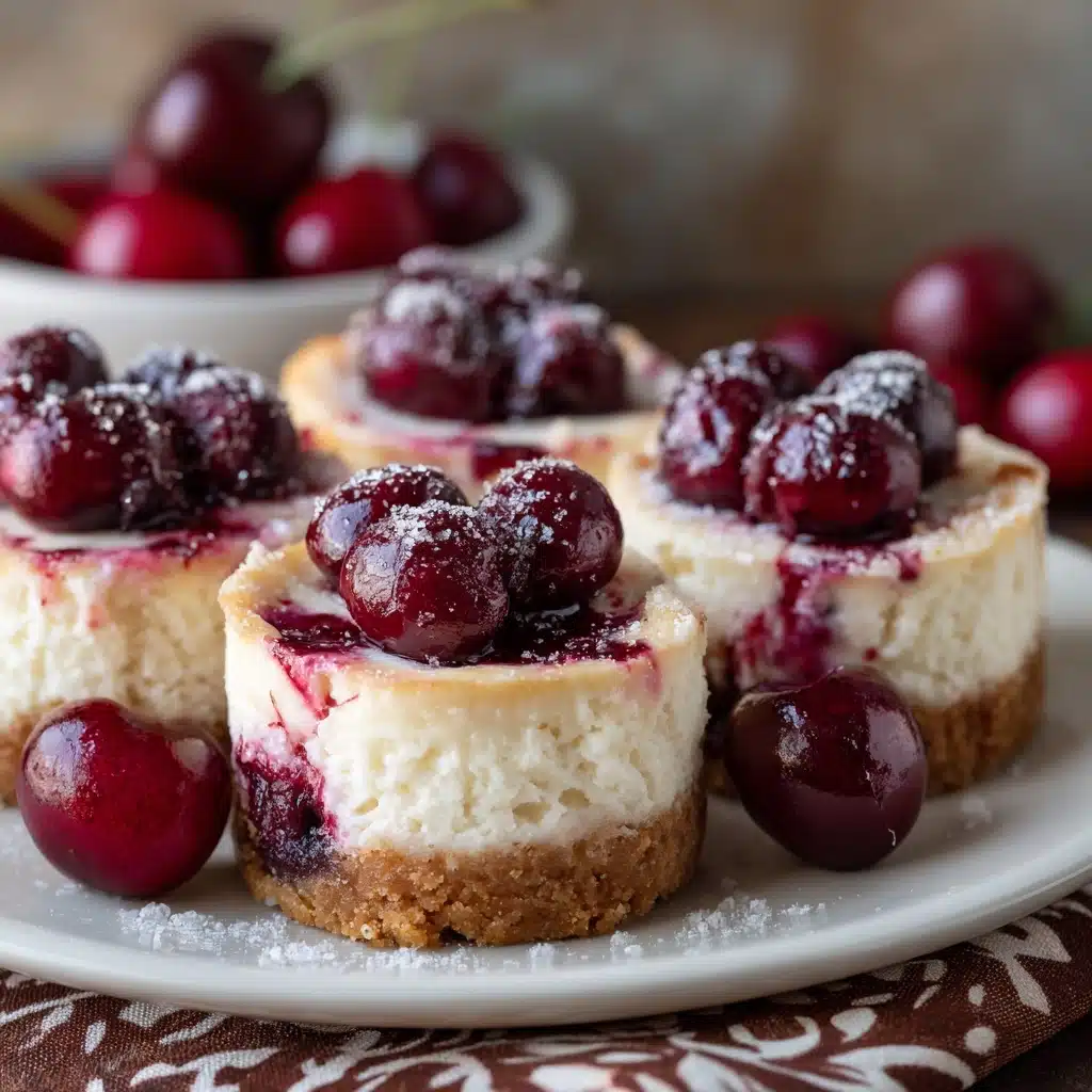 Mini Cranberry Cheesecakes Recipe - Recipe Image