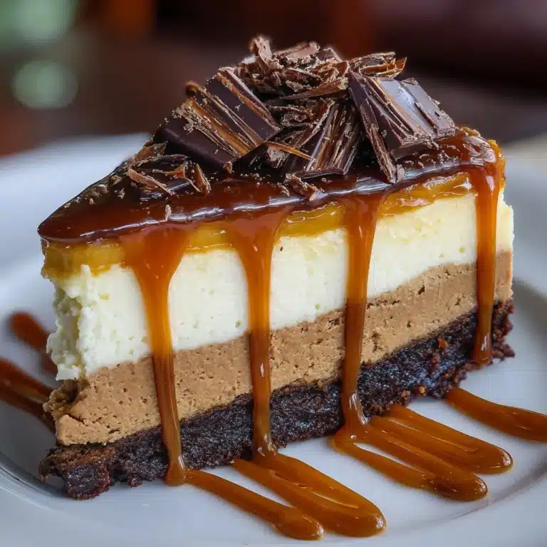 Caramel Brownie Cheesecake Recipe