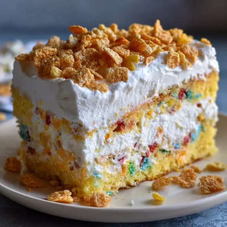 Cereal Milk Poke Cake Recipe