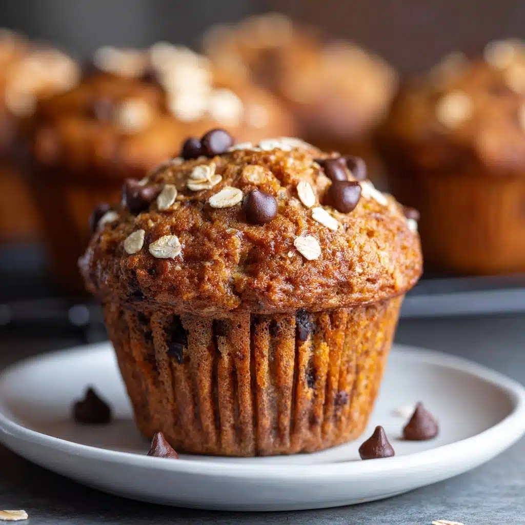 Oatmeal Chocolate Chip Greek Yogurt Muffins Recipe