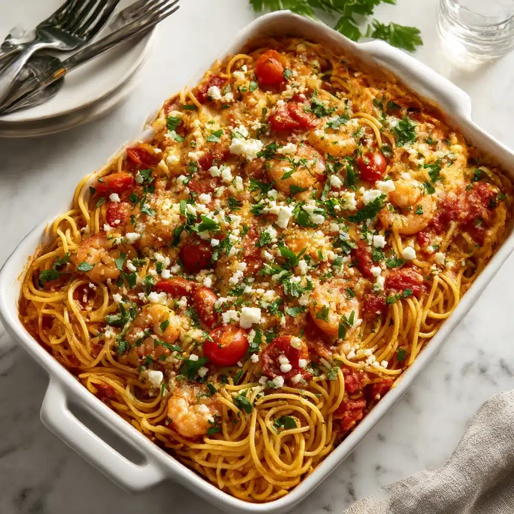 Greek Shrimp Pasta Recipe - Recipe Image