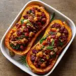 Apple Sausage Stuffed Butternut Squash Recipe