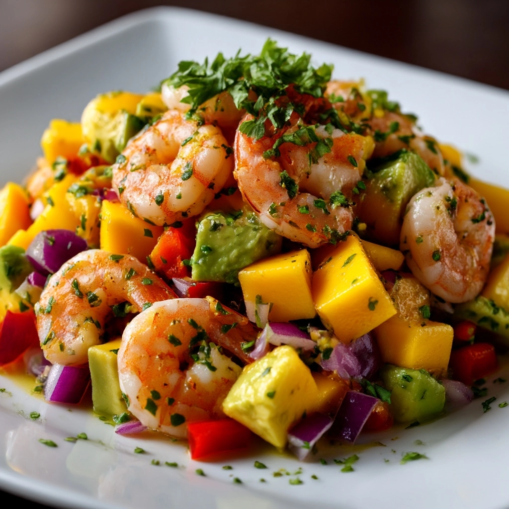 Mango Avocado Shrimp Salad Recipe - Recipe Image