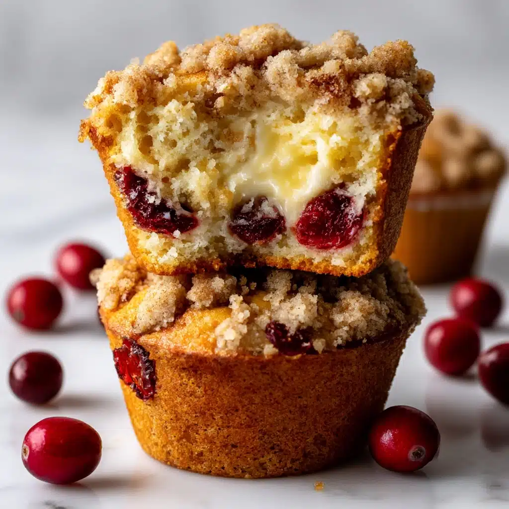 Cranberry Cream Cheese Muffins Recipe - Recipe Image