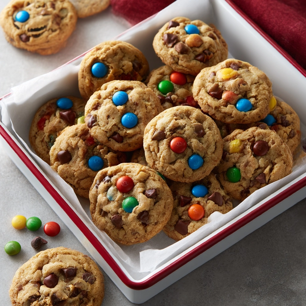 Soft Batch Monster Cookies Recipe - Recipe Image