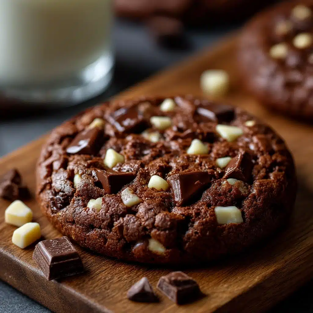 Triple Chocolate Chunk Cookies Recipe - Recipe Image