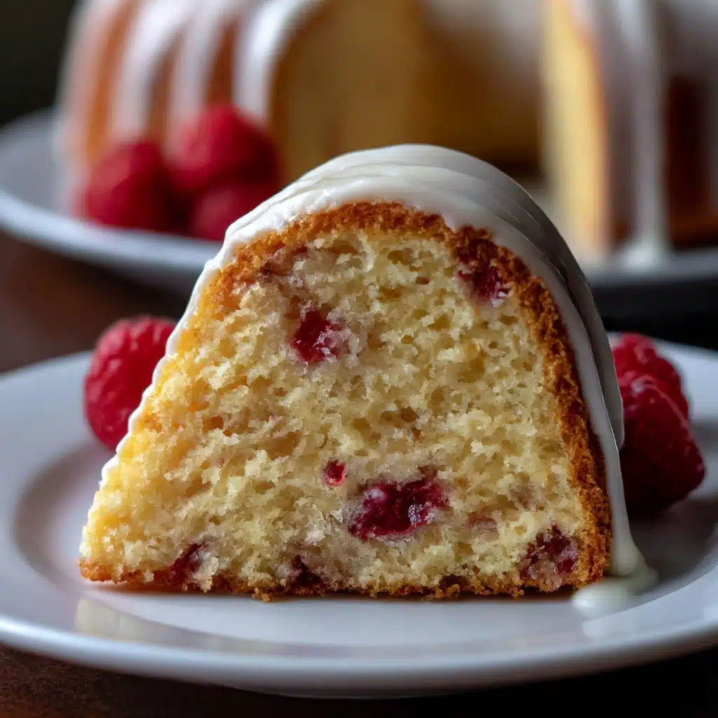 Raspberry Almond Pound Cake Recipe - Recipe Image