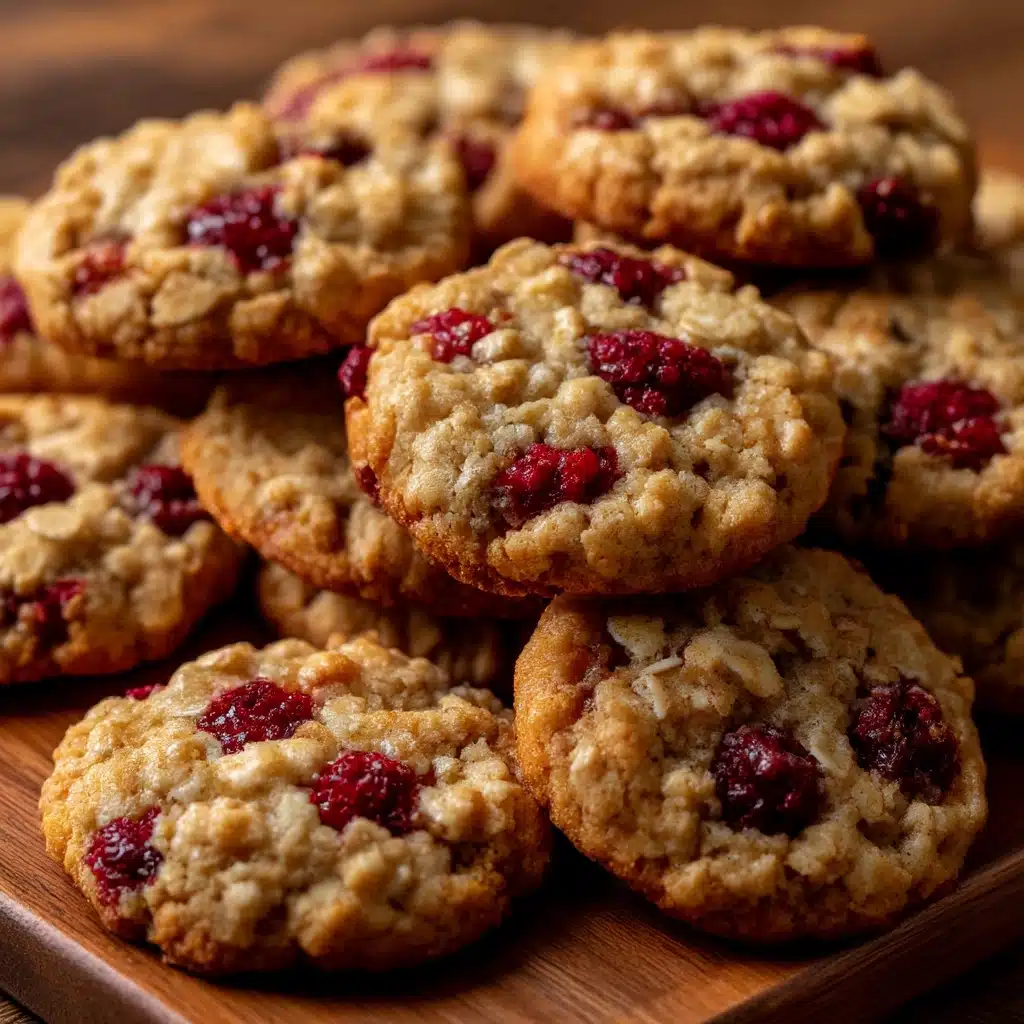 Raspberry Oatmeal Cookies Recipe - Recipe Image