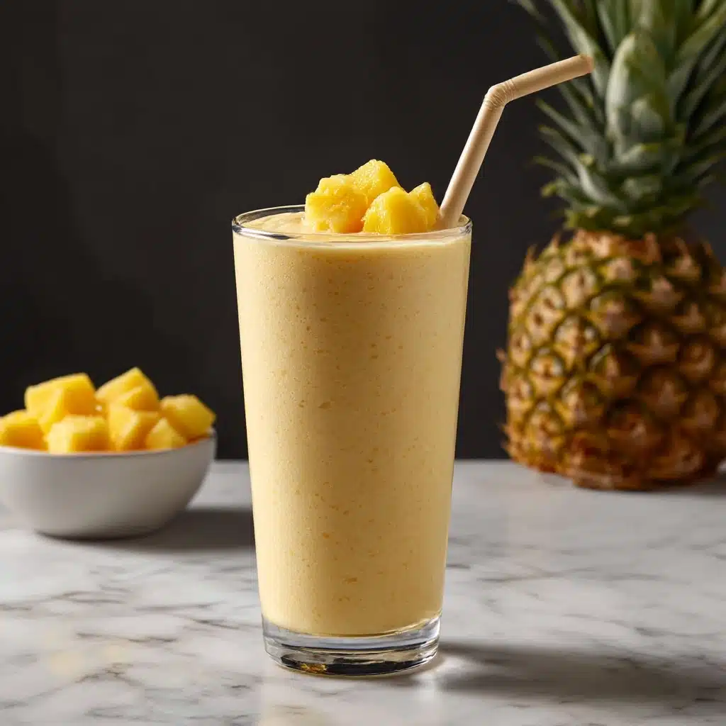 Healthy Pineapple Smoothie Recipe - Recipe Image