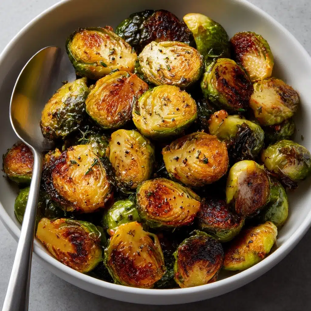 Miso Roasted Brussels Sprouts Recipe - Recipe Image