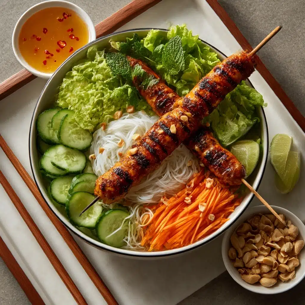 Vietnamese Chicken Noodle Bowls Recipe - Recipe Image