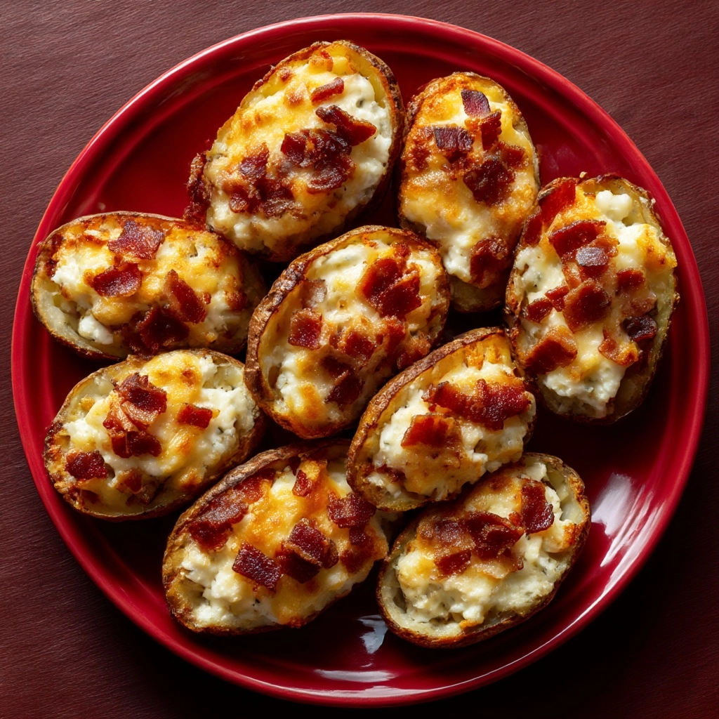 Blue Cheese Twice-Baked Potatoes Recipe - Recipe Image